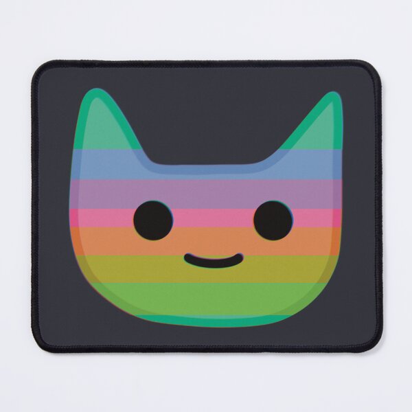 Item preview, 80s Arcade Retro Rainbow Derp Cartoon Cat designed and sold by Skull Fern.