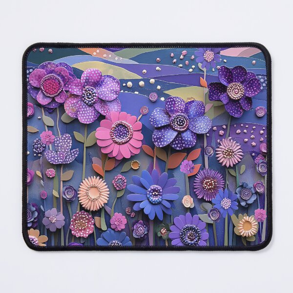 Item preview, Purple Floral Majesty, Wildflowers in Purple  designed and sold by Neika Shimm Designs.