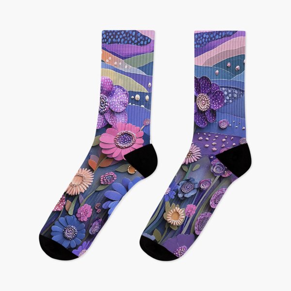 Item preview, Purple Floral Majesty, Wildflowers in Purple  designed and sold by Neika Shimm Designs.