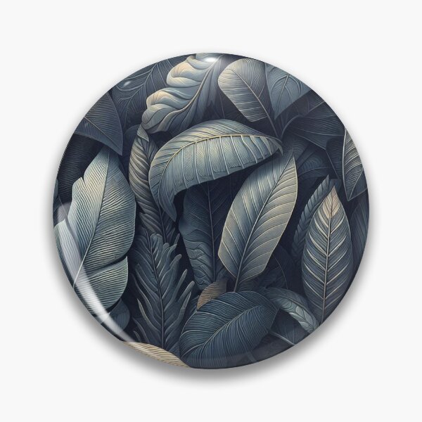 Item preview, leaf pattern 11 designed and sold by blackwhiteblue.