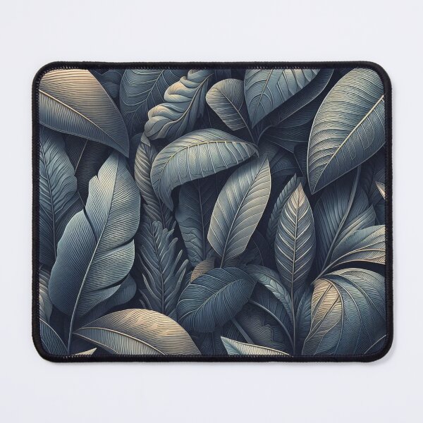 Item preview, leaf pattern 11 designed and sold by blackwhiteblue.