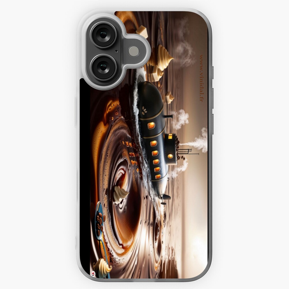 Aperçu de l'œuvre Coque souple iPhone créée et vendue par Vinidal.