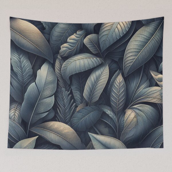 Item preview, leaf pattern 11 designed and sold by blackwhiteblue.
