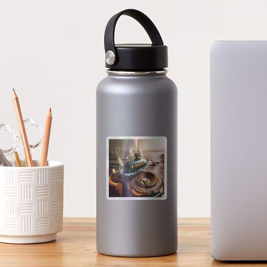 Aperçu de l'œuvre Sticker holographique créée et vendue par Vinidal.