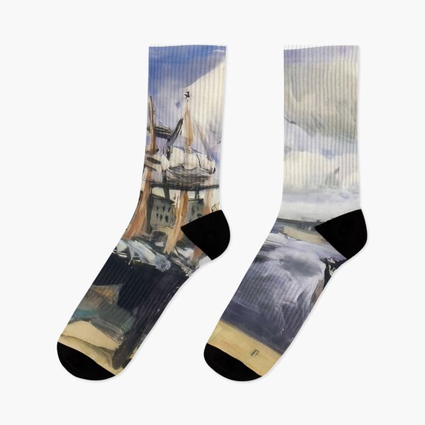 Item preview, Henri Matisse - Four Boats Side by Side in the Marseilles Harbor - 1916 designed and sold by flexmortis.