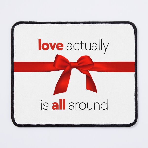 Item preview, Love Actually is All Around - Movie Quote designed and sold by DesignByLeo.