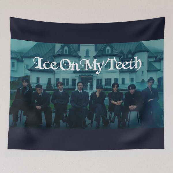 Item preview, ATEEZ ice on my teeth choi san kpop atiny sexy abs designed and sold by Kpop-Noona.