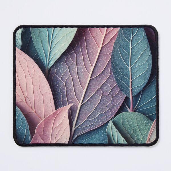 Item preview, leaf pattern 12 designed and sold by blackwhiteblue.