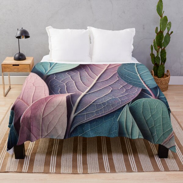 Item preview, leaf pattern 12 designed and sold by blackwhiteblue.