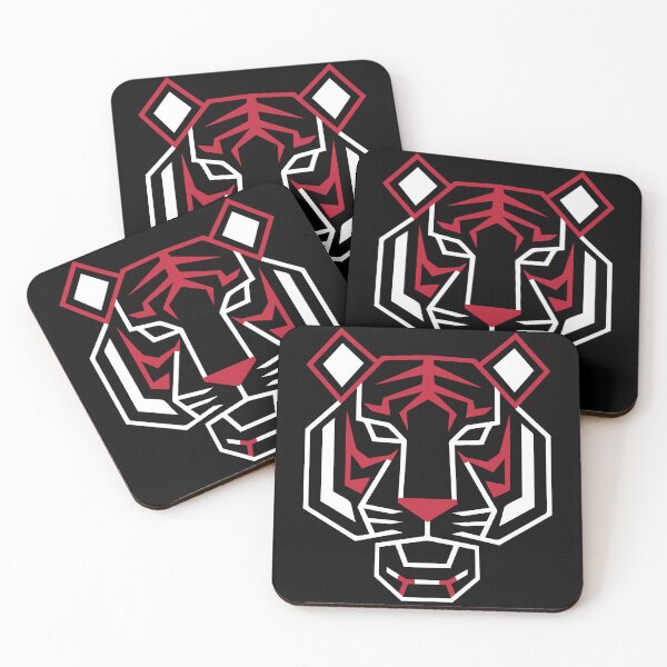 Item preview, Geometric tiger face designed and sold by Dot1001.