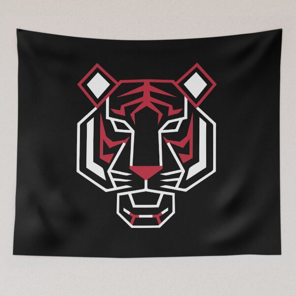 Item preview, Geometric tiger face designed and sold by Dot1001.