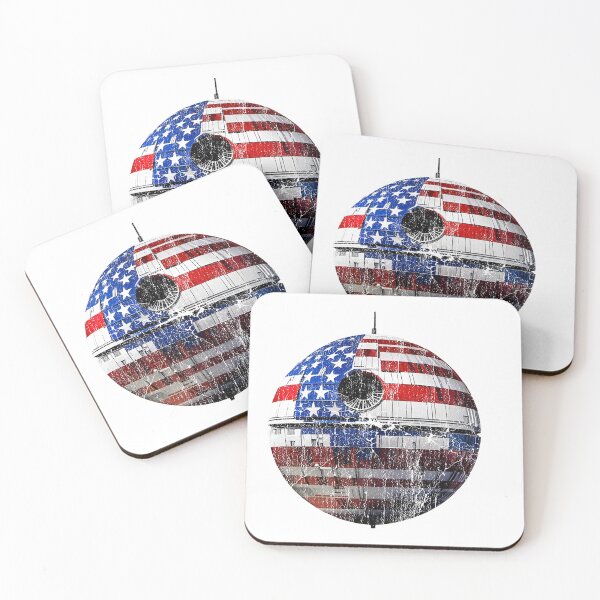 Item preview, Death Stars and Stripes Plastisol, fading designed and sold by fivepikes.