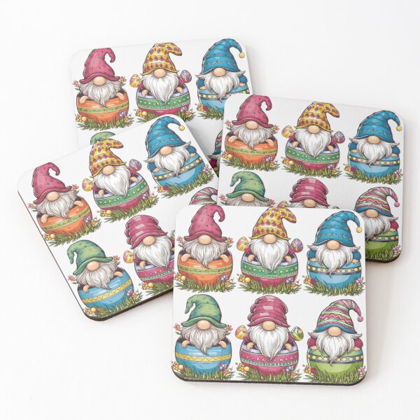 Item preview, Christmas funny colorful dwarfs Pattern,Holiday Pattern,Christmas Pattern designed and sold by Expressions-Sel.
