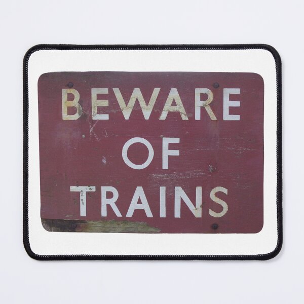 Item preview, Beware of Trains designed and sold by DreamFile-Cards.