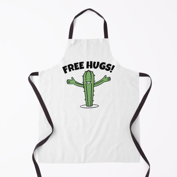 Item preview, Free Hugs Cactus | Cheerful | Huggable | Thorny | Prickly | Suitable for Light Colored Garments designed and sold by RunningOnFumes.