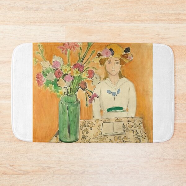 Item preview, Henri Matisse - Girl in White with a Bouquet - 1919 designed and sold by flexmortis.