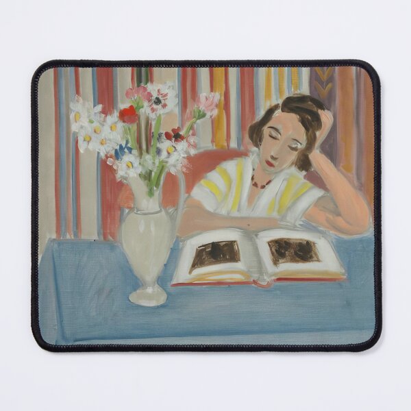 Item preview, Henri Matisse - Girl Reading, Vase of Flowers - 1922 designed and sold by flexmortis.