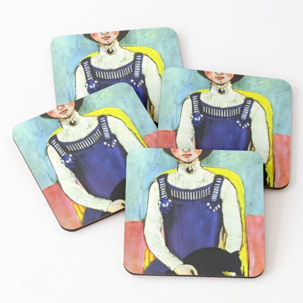 Item preview, Henri Matisse - Girl with A Black Cat - 1910 designed and sold by flexmortis.