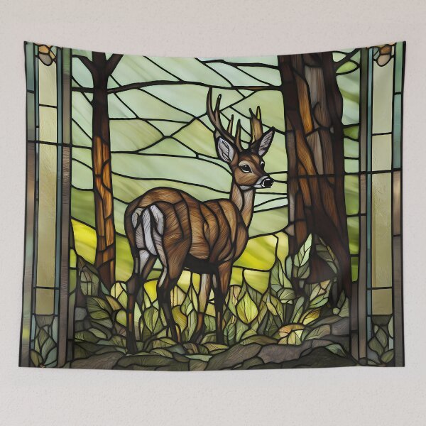 Item preview, Roe Deer in Autumn Forest designed and sold by CalmnessbyChoice.