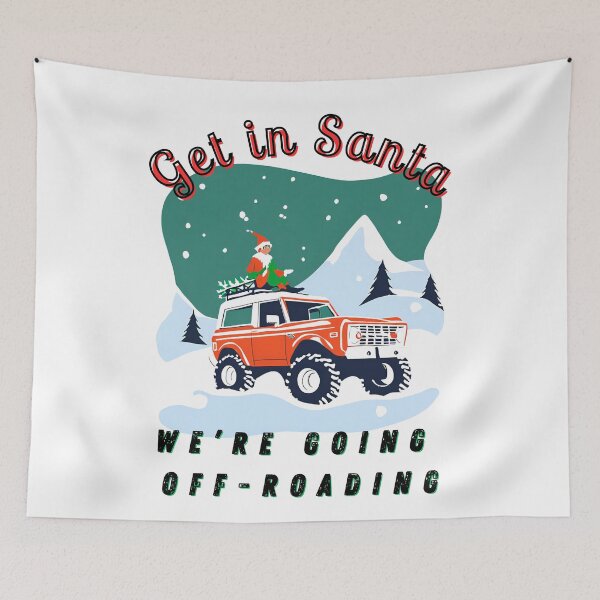 Item preview, Santa Off Roading designed and sold by Craftonmegan.