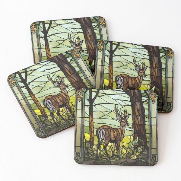 Item preview, Roe Deer in Autumn Forest designed and sold by CalmnessbyChoice.