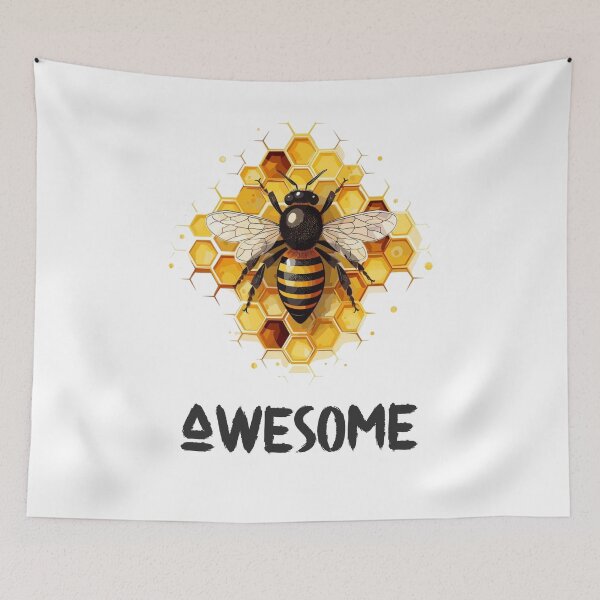 Item preview, Bee awesome, motivation design  designed and sold by redwolf92.
