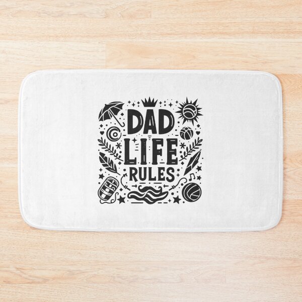 Item preview, Dad Life Rules designed and sold by Frank Ring.