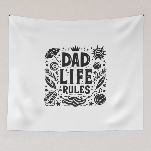 Item preview, Dad Life Rules designed and sold by Frank Ring.