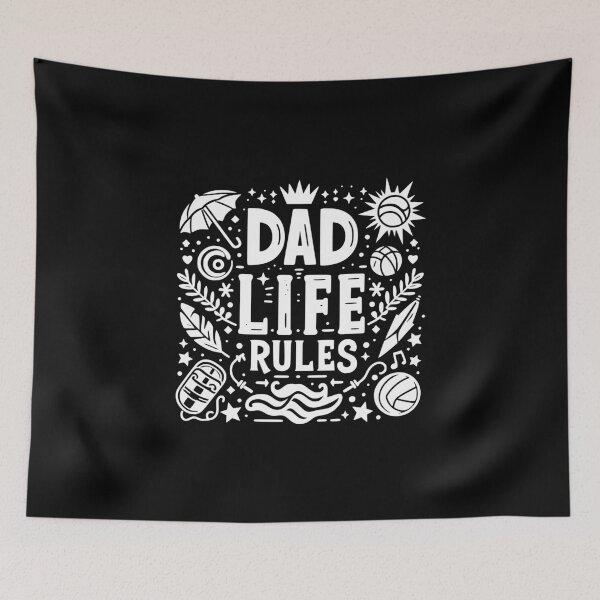 Item preview, Dad Life Rules designed and sold by Frank Ring.