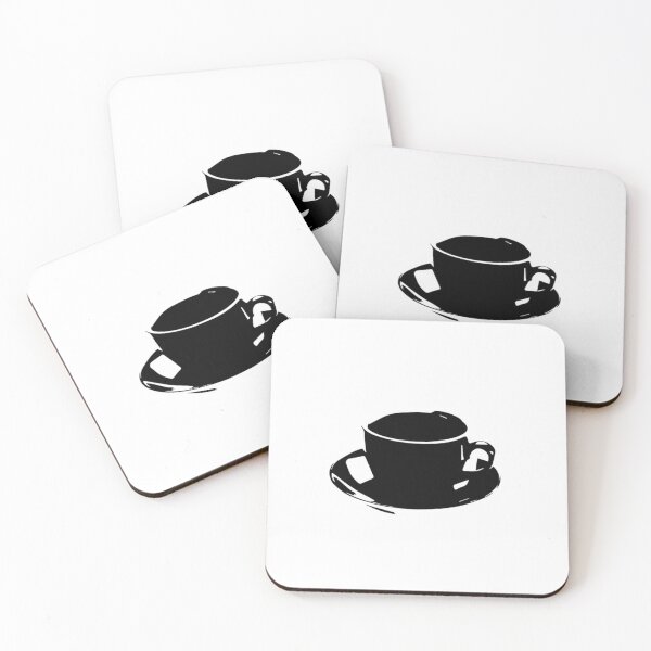 Item preview, Tea Cup Silhouette designed and sold by Over & Out Designs .