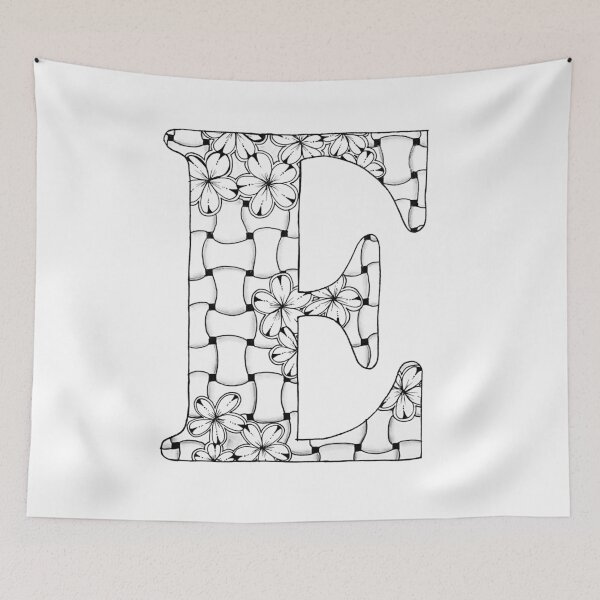 Item preview, Big Block Letter E designed and sold by mikilevran.
