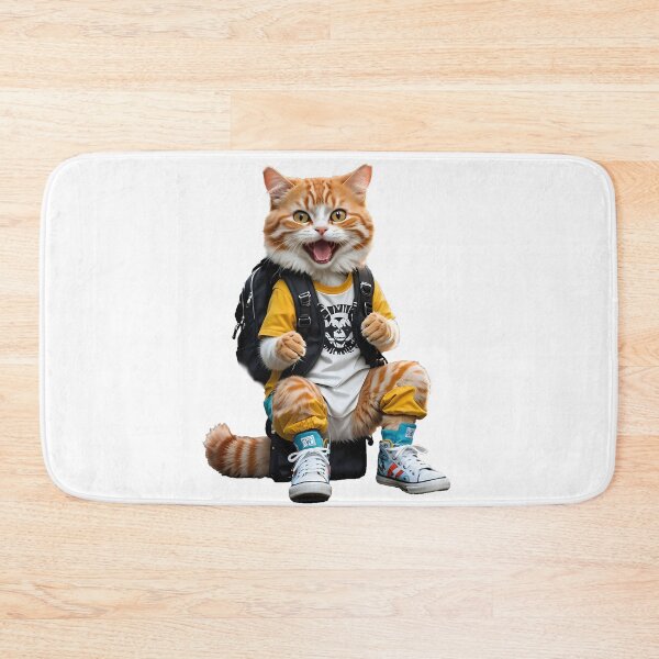Item preview, Cat, sitting, Fun and colorful, funny humorous designed and sold by Dan9010.