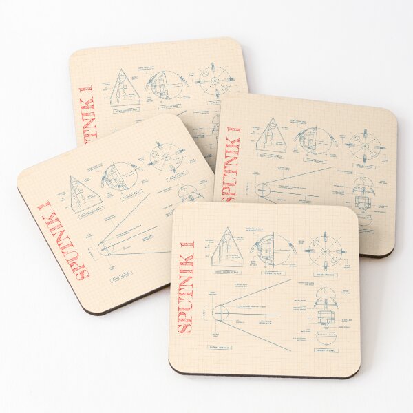 Item preview, Sputnik 1. Soviet Space Program (Old Paper Grid) designed and sold by BGALAXY.