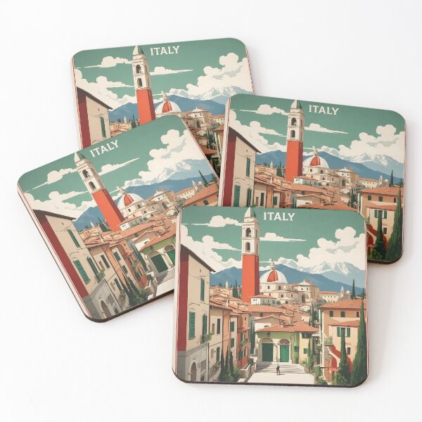 Item preview, Udine Italy Vintage Poster Tourism  designed and sold by TravelersGems.
