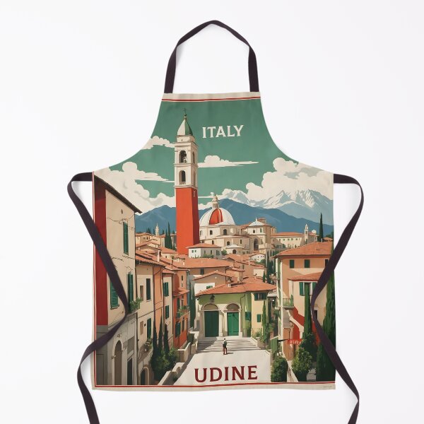 Item preview, Udine Italy Vintage Poster Tourism designed and sold by TravelersGems.