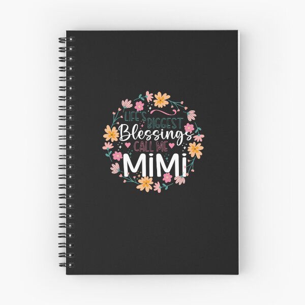 Item preview, Life's Biggest Blessings Call Me Mimi - Floral Grandmother Design designed and sold by Tujzui.