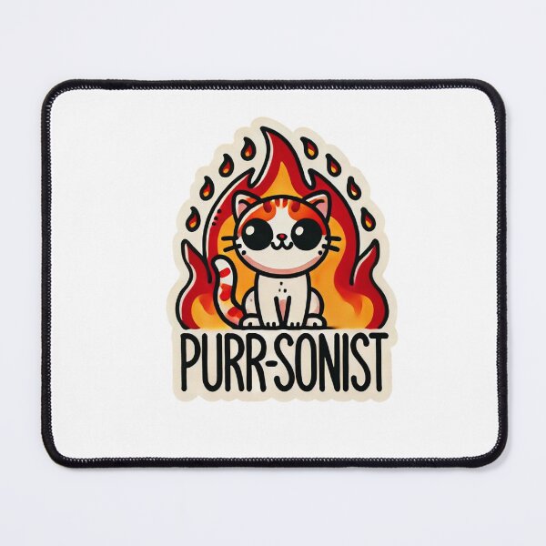 Item preview, Purr-Sonist Cat designed and sold by KockyNaTriku.