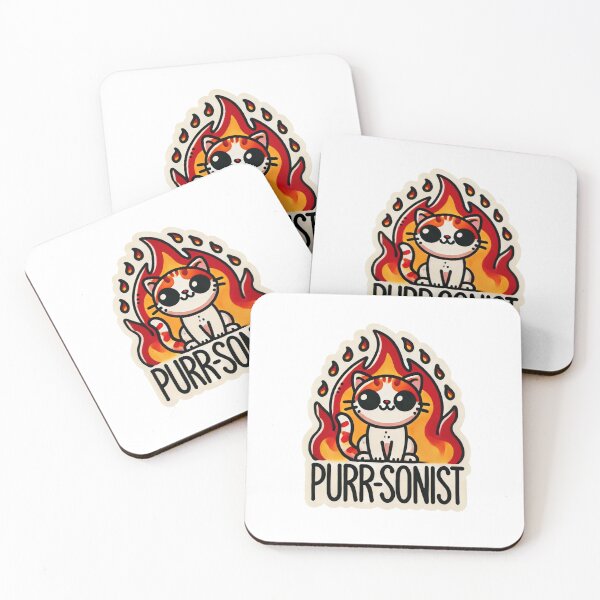Item preview, Purr-Sonist Cat designed and sold by KockyNaTriku.