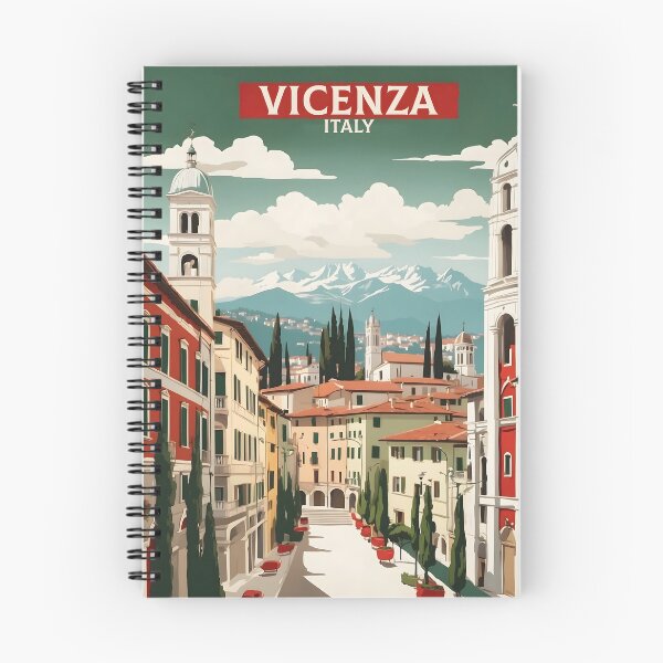 Item preview, Vicenza Italy Vintage Poster Tourism  designed and sold by TravelersGems.