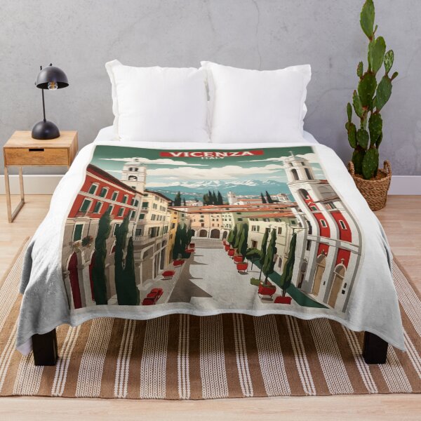Item preview, Vicenza Italy Vintage Poster Tourism designed and sold by TravelersGems.