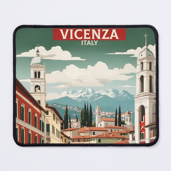 Item preview, Vicenza Italy Vintage Poster Tourism designed and sold by TravelersGems.