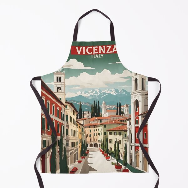 Item preview, Vicenza Italy Vintage Poster Tourism  designed and sold by TravelersGems.