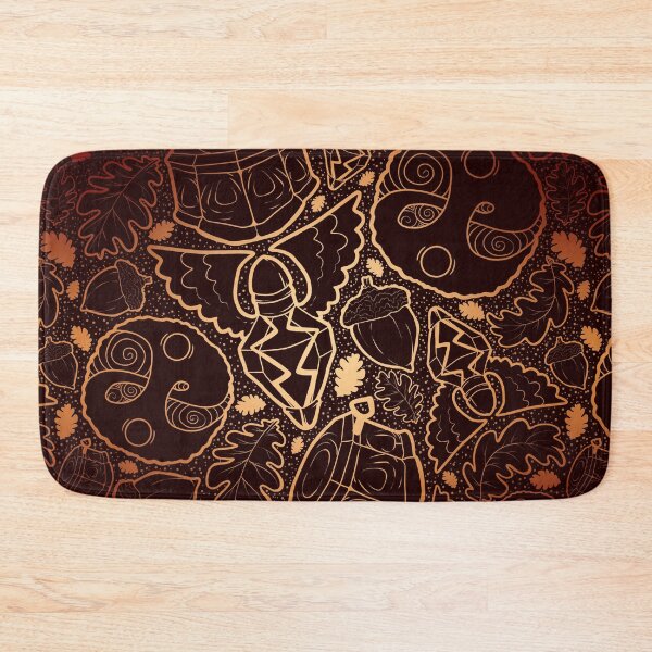 Item preview, Red & Gold Ver. Fable Pattern Oakvale Warrior Heroes Guild Seal Demon Door Bowerstone Balverine Fantasy Retro Gaming Gamer Art  designed and sold by SugaredTea.