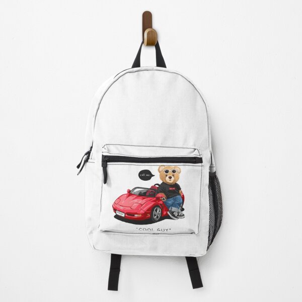 Item preview, Cool Guy Teddy with Red Sports Car designed and sold by Philip-p22.