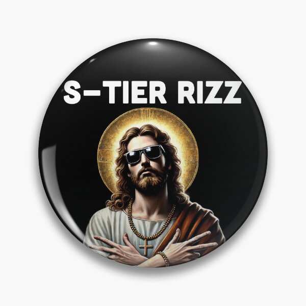 Item preview, S-Tier Rizz Jesus Meme | Cool Religious Artwork designed and sold by Victor Shadehorn.