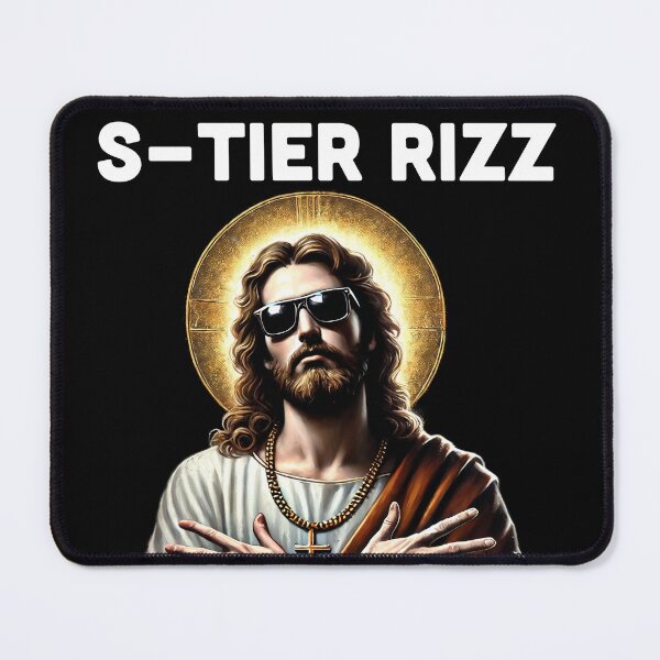 Item preview, S-Tier Rizz Jesus Meme | Cool Religious Artwork designed and sold by Victor Shadehorn.