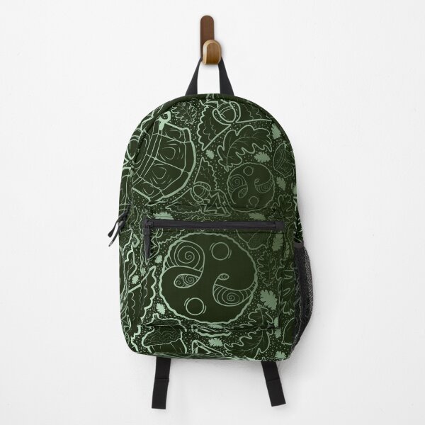 Item preview, Forest Green Ver. Fable Pattern Oakvale Warrior Heroes Guild Seal Demon Door Bowerstone Balverine Fantasy Retro Gaming Gamer Art  designed and sold by SugaredTea.