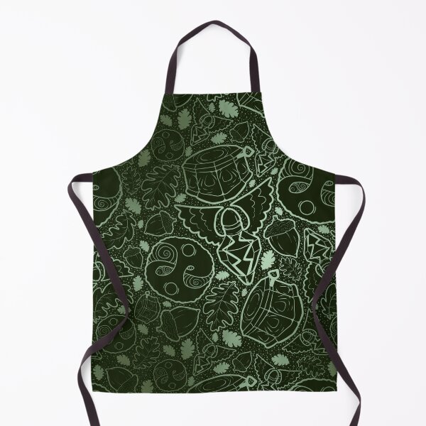 Item preview, Forest Green Ver. Fable Pattern Oakvale Warrior Heroes Guild Seal Demon Door Bowerstone Balverine Fantasy Retro Gaming Gamer Art  designed and sold by SugaredTea.