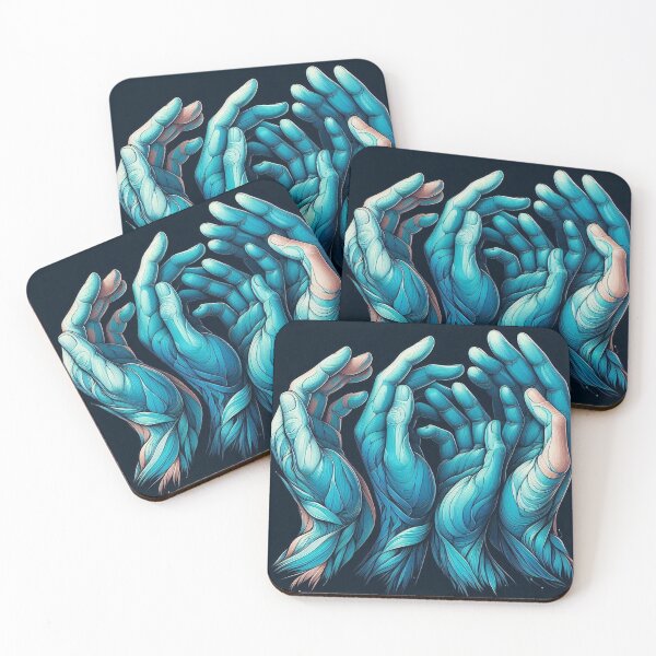 Item preview, Blue hands designed and sold by blackwhiteblue.