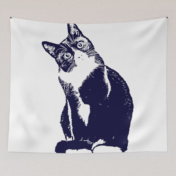 Item preview, Midnight Whiskers: Cat Silhouette designed and sold by PURNOMATRA.